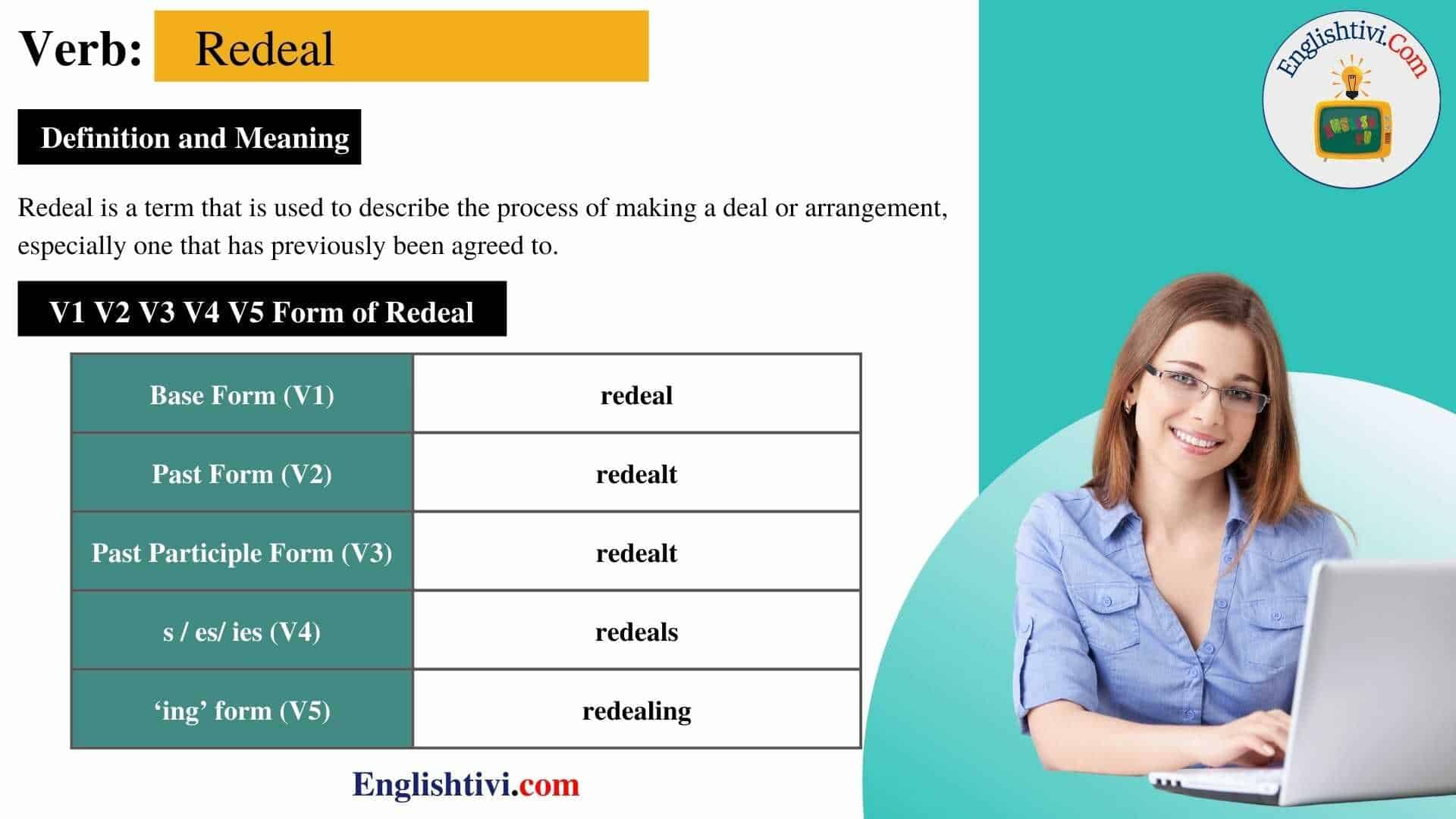 redeal-v1-v2-v3-v4-v5-base-form-past-simple-past-participle-form-of-redeal