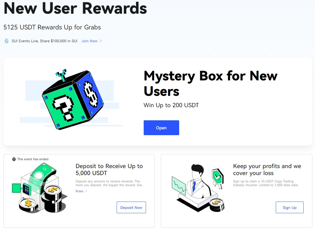 New User Rewards