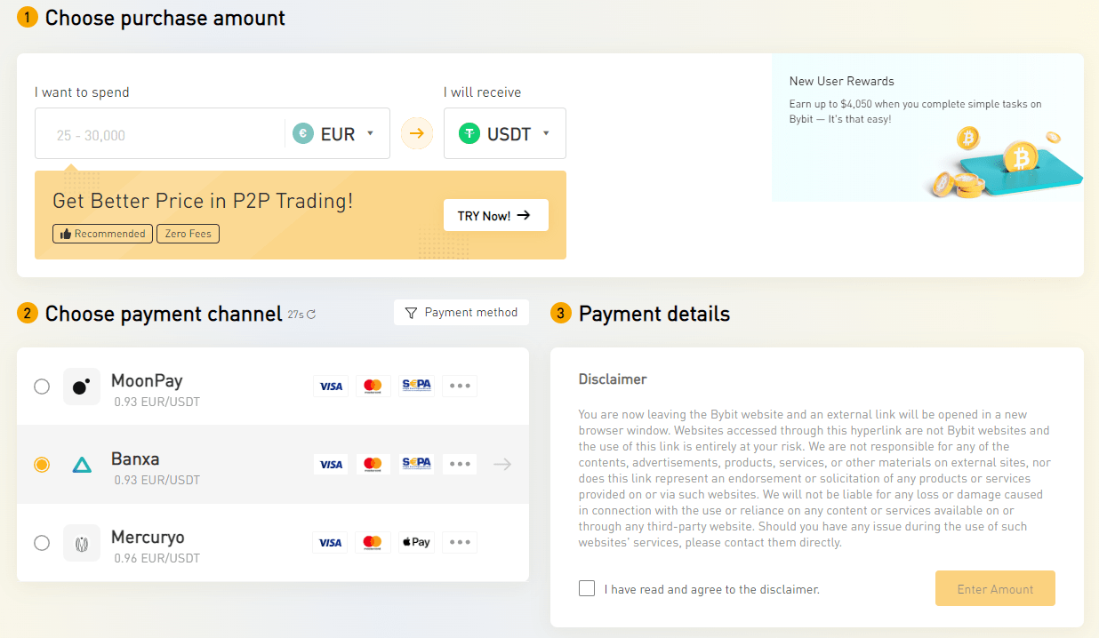 Bybit Review Buying With Fiat on Bybit
