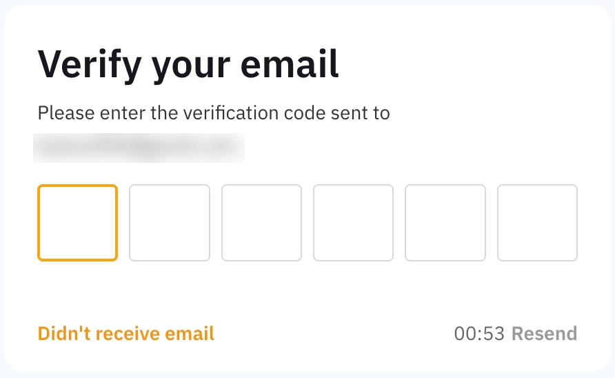 verify your email