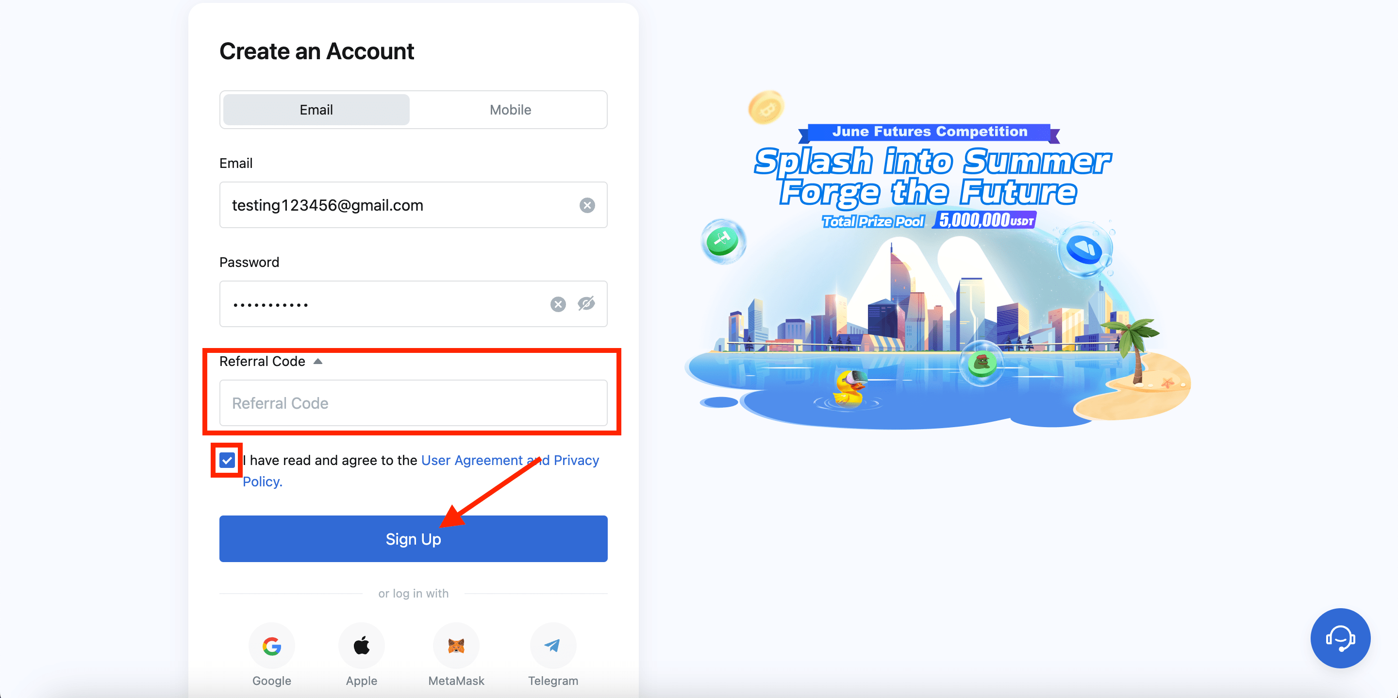 Enter MEXC referral code 19syp