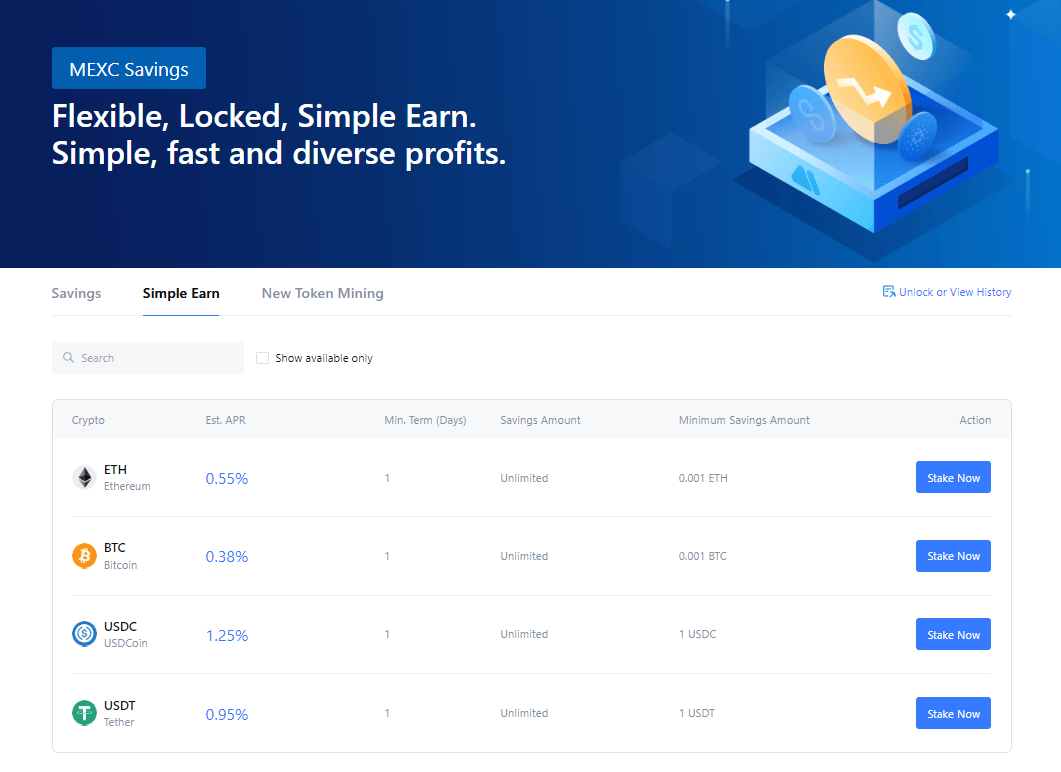 MEXC review Earn