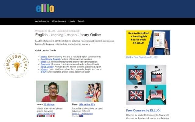 Learn English Online Elllo