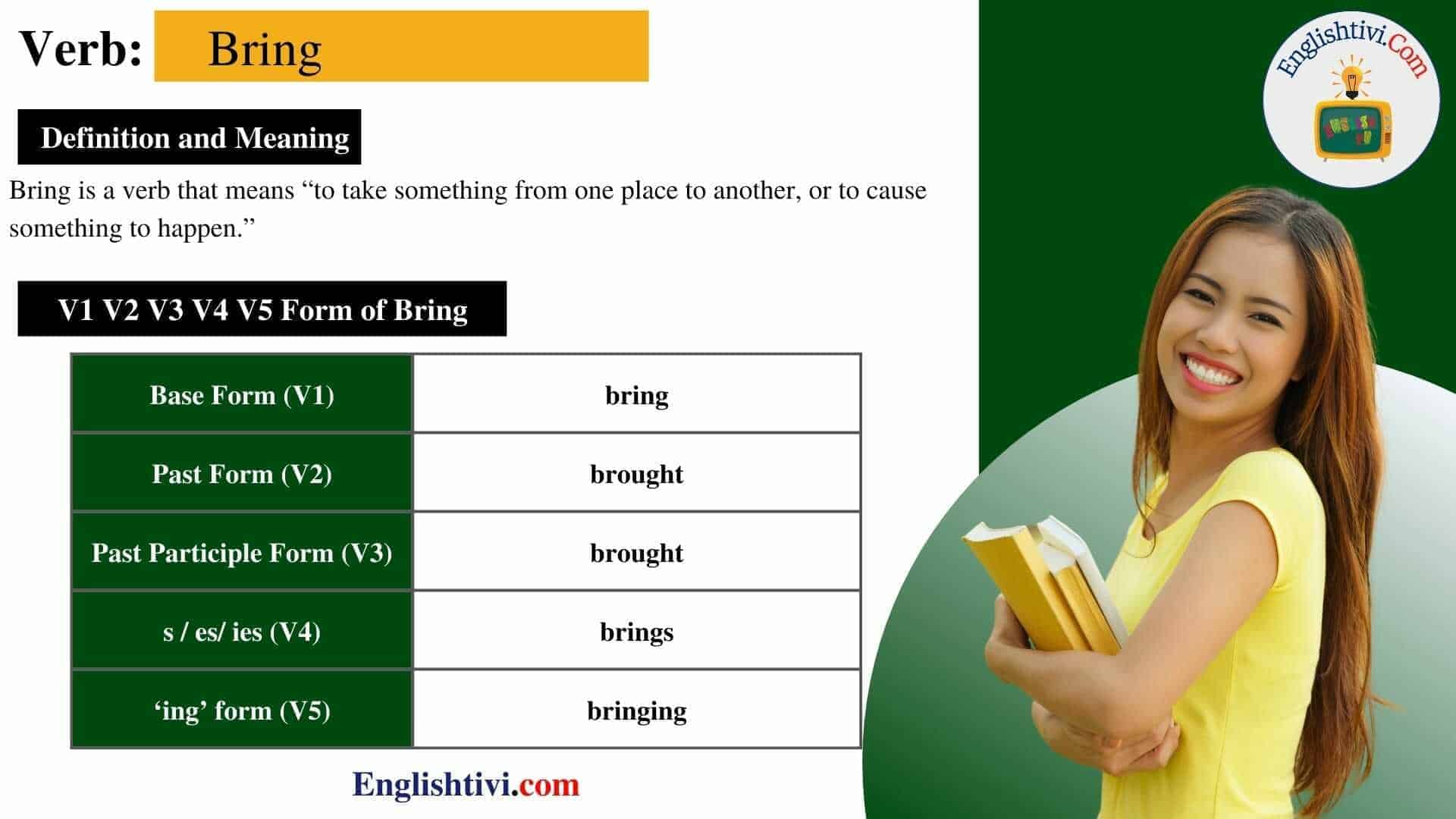 bring-v1-v2-v3-v4-v5-base-form-past-simple-past-participle-form-of