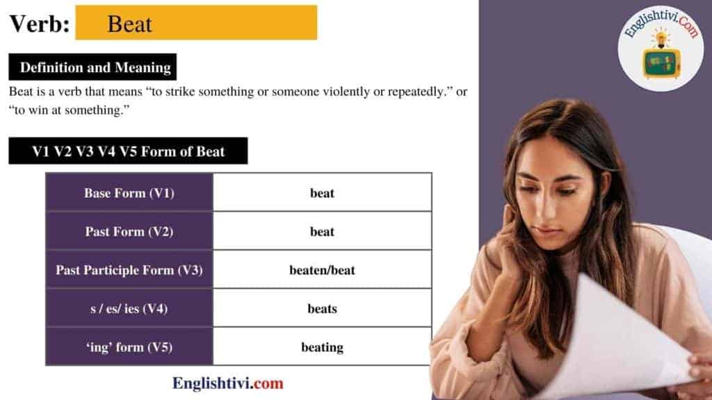 beat-v1-v2-v3-v4-v5-base-form-past-simple-past-participle-form-of-beat-englishtivi