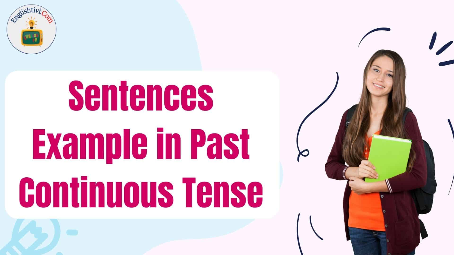 Past Continuous Tense Sentences Worksheet