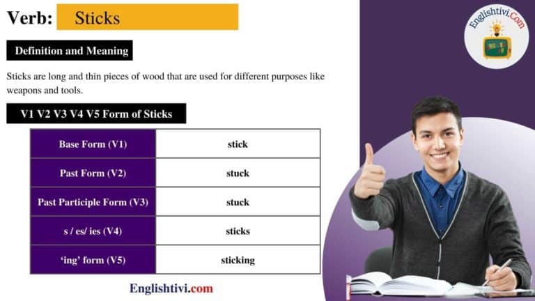 stick-v1-v2-v3-v4-v5-base-form-past-simple-past-participle-form-of