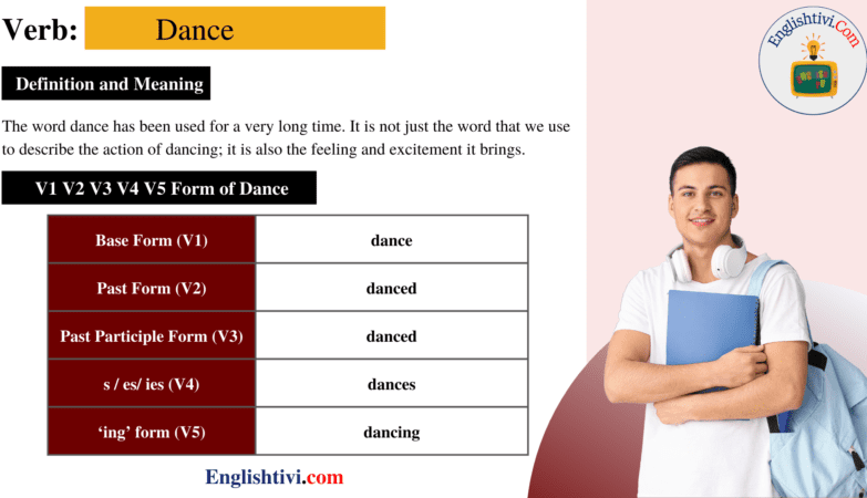 dance-v1-v2-v3-v4-v5-base-form-past-simple-past-participle-form-of-dance