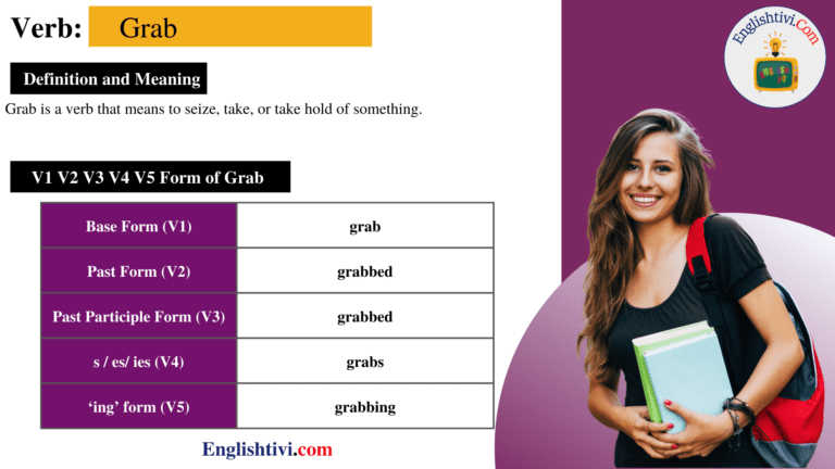 grab-v1-v2-v3-v4-v5-base-form-past-simple-past-participle-form-of