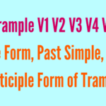 Trample V1 V2 V3 V4 V5 Base Form, Past Simple, Past Participle Form of Trample